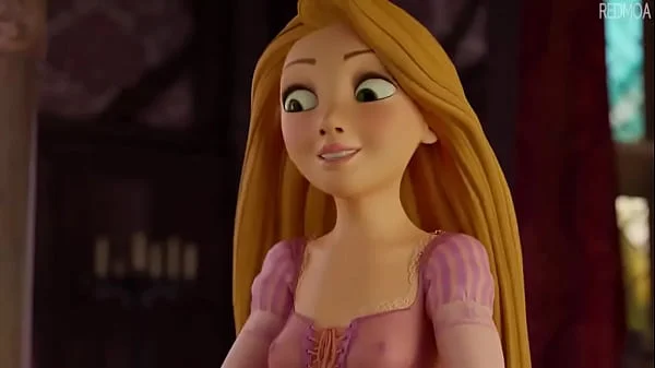 Rapunzel Sucks Cock For First Time (Animation)