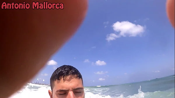 Having Fun With Hot Italian Girl In A Nude Beach