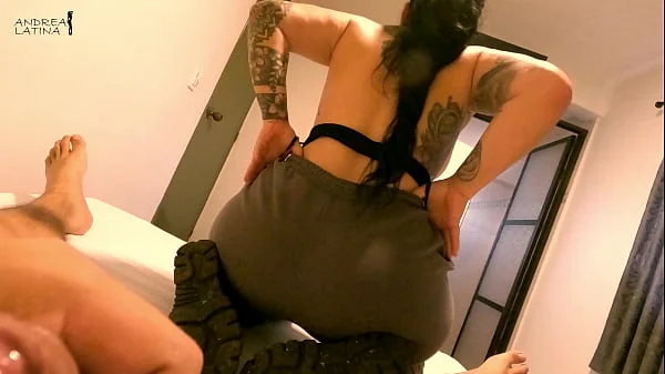 Beautiful big ass woman helps me get my cum