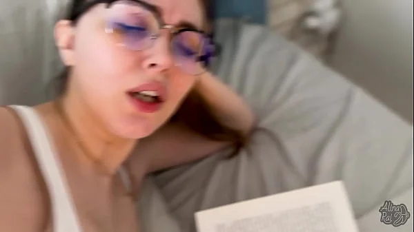 Stepson fucks his sexy stepmom while she is reading a book