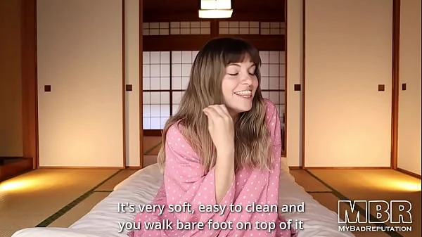 Orgasms, creampie and sushi on a Japanese Futon - MyBadReputation