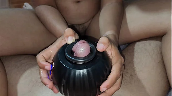 Usando a Bomba Massageadora até o Marido Gozar Gostoso/ COMPLETO NO RED.