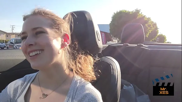 Blonde California Teen BBC Road Head