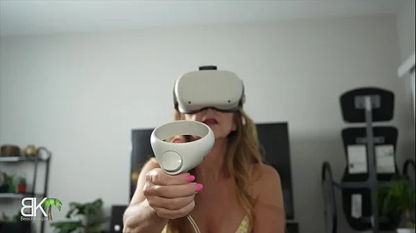 Dumb StepMom Tricked by VR Gamer StepSon - Scene 3of3