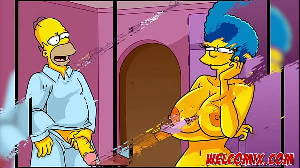 Christmas Present! Giving his wife as a gift to beggars! The Simptoons, Simpsons Hentai