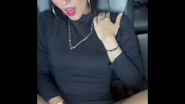 Uber driver lets me give him a delicious blowjob