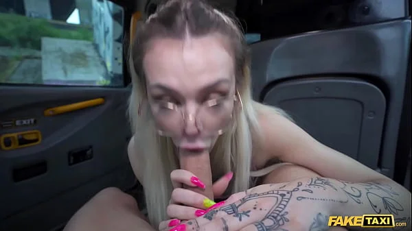 Fake Taxi Insta influencer Luisa Star hardcore public sex POV blowjob with small tits alt girl