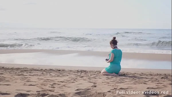 A Boy Reads Relaxed But SHE DOES THIS to Him on the Beach