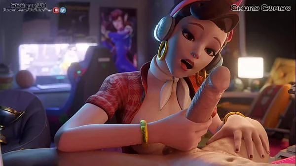 D.Va Enjoying big Dick Overwatch Part 2