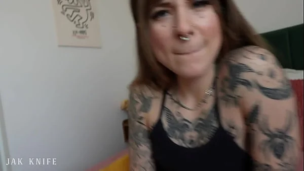 My girlfriend's hot tatted sister begs for a creampie - Awlivv