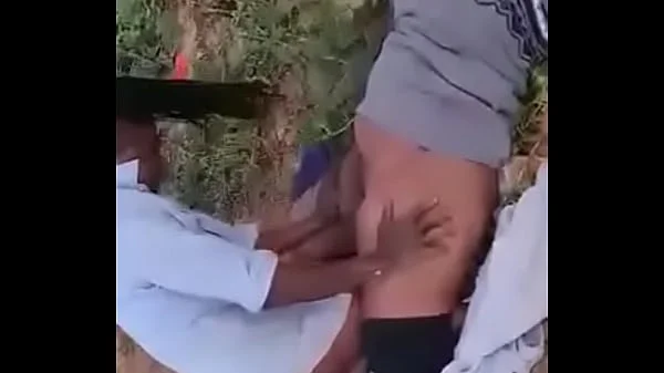 Old couple fucking outdoor in South Africa