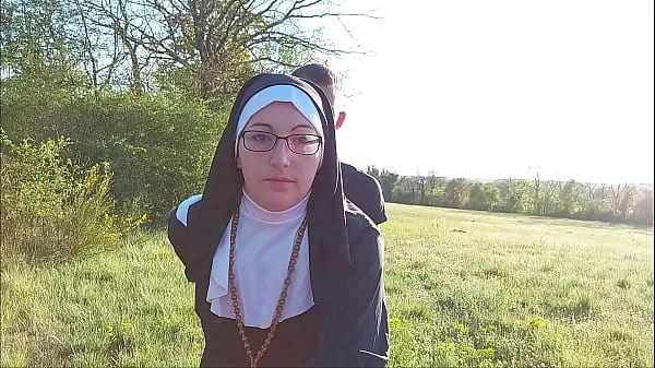 This nun gets her ass filled with cum before she goes to church !!