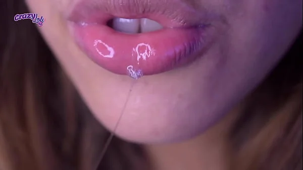 Long tongue- spit, licking and sucking my fingers