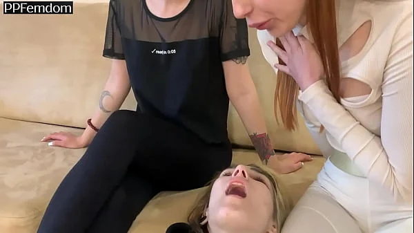 Mouthful Of Saliva From Two Spoiled Princesses - Spitting Lesbian Humiliation