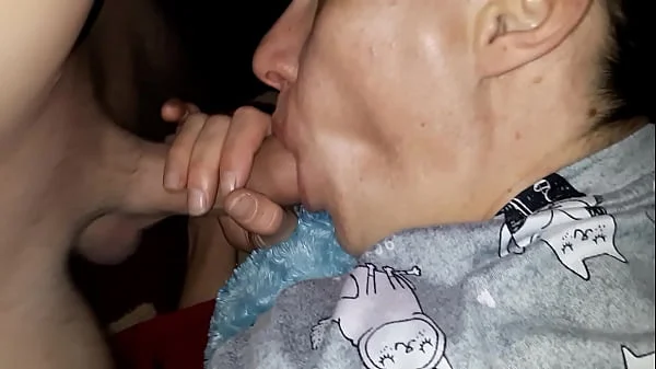 Wife swallowing cum and facefucked