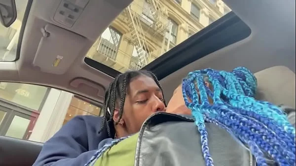 Squirting in NYC traffic !! Zaddy2x