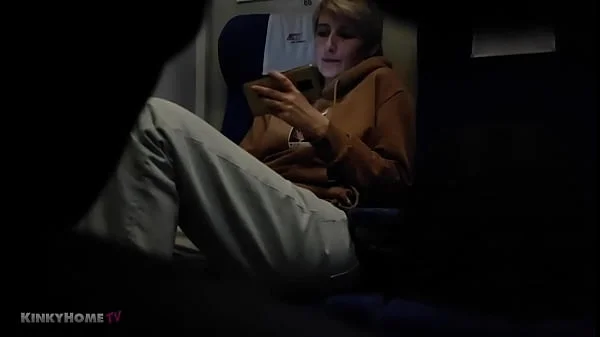 What did she do? Does she masturbate on the train? Hidden Orgasm?