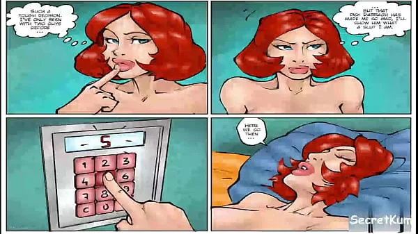 Annabelle's New Life pt. 4 - Married Woman Cheats on her little Dick Husband With Five Big Dick Black Men || Cuckold Cartoon Comic