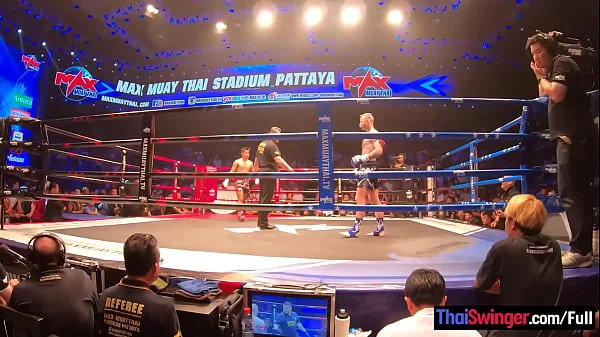 Muay Thai fight night and horny sex after for this big ass Thai girlfriend hottie